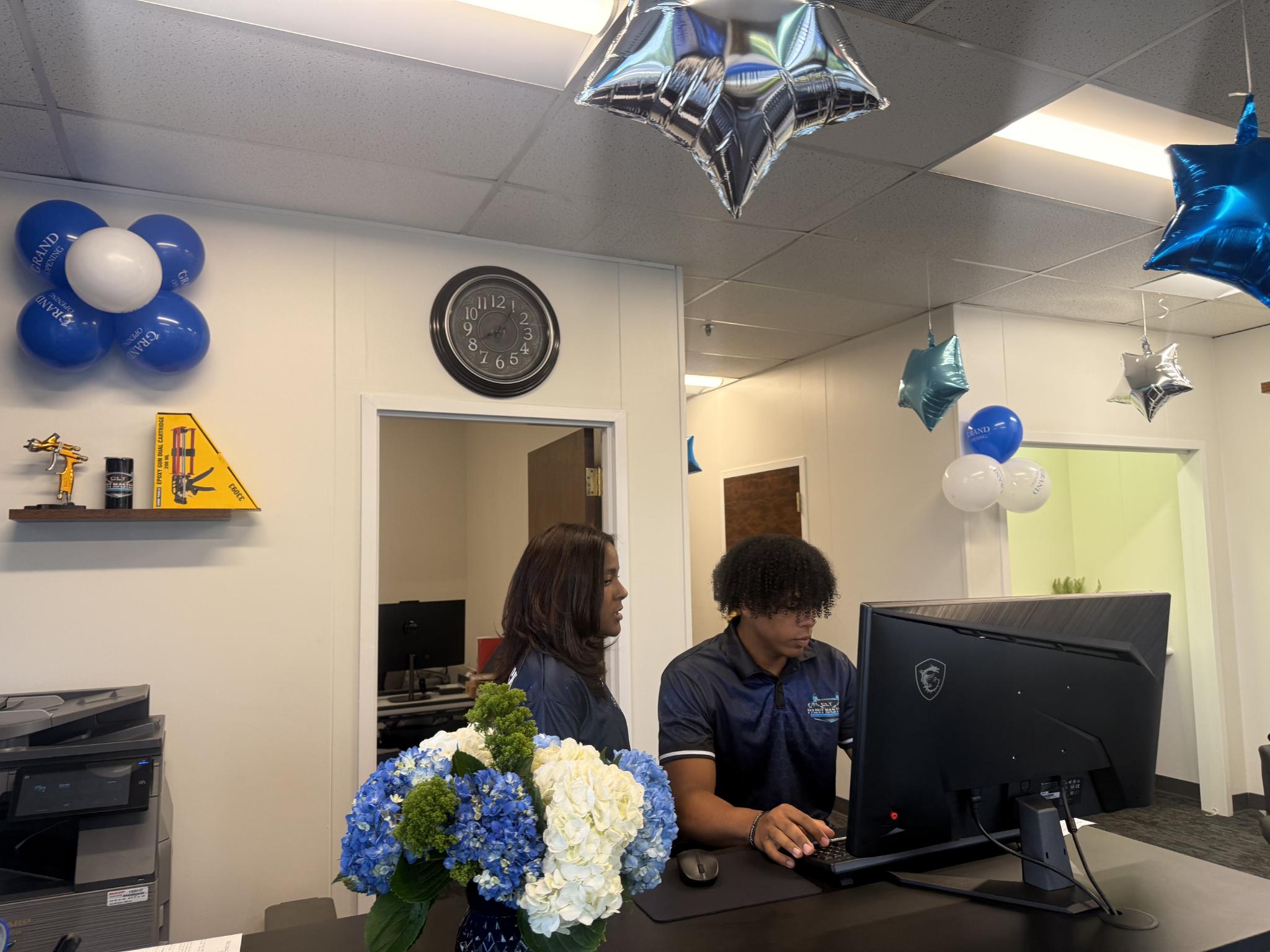 Our employees hard at work!